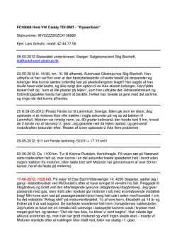 FC49088 Caddy fejlbeskrivelse 30-05-2013.pdf - Das-S
