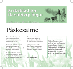 Påskesalme - Havnbjerg kirke