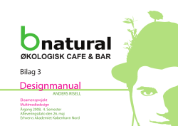Designmanual - Anders Risell Grafisk design & webdesign