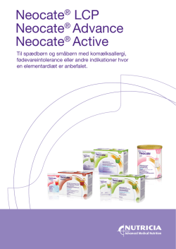 Produktblad Neocate LCP, N Adv och N Act_DK