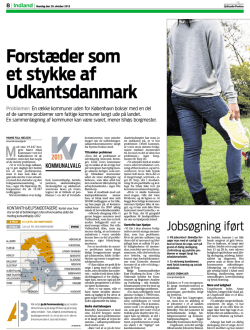 Reportage fra jobcenter i Brøndby, optakt til KV14 (JP)