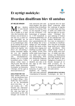 Et nyttigt molekyle: - Danmarks Tekniske Universitet