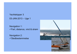 Yachtskipper 3 03-JAN-2013 – Uge 1 Navigation 1