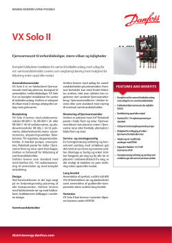 VX Solo II - Danfoss Redan