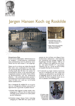 Jørgen Hansen Koch og Roskilde
