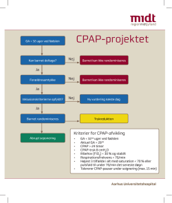 Til kittellommen: kort om CPAP