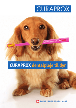 Curaprox-brochure - Tanddyreklinikken