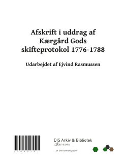 Afskrift i uddrag af Kærgård Gods skifteprotokol 1776 - DIS