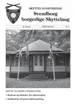 2011 nr. 1 - Svendborg Borgerlige Skyttelaug