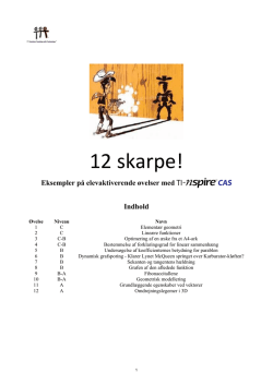 12 skarpe! - T3 Danmark