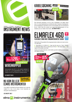 ELMAFLEX 460 - Elma Instruments