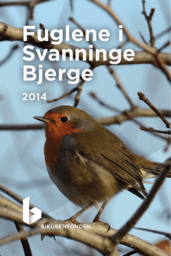 Fugleguide: Fuglene i Svanninge Bjerge 2014
