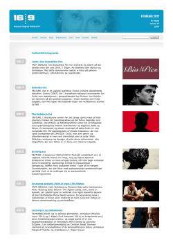 Michael Scheuer FSA &ndash; december 2013 Side 1 1.1
