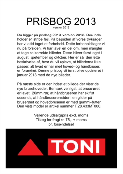 Bruttoprisliste juni 2012