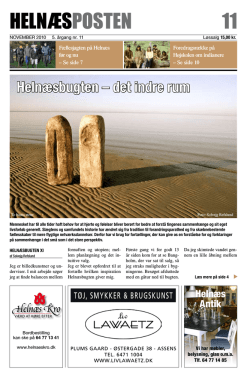 Brochure om ØsterBOs ferieboliger i Henne og Juelsminde
