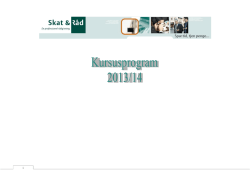 budgetinformation 2014 - Silkeborg Lærerforening