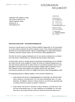Referat af bestyrelsesmøde den 29. januar 2015