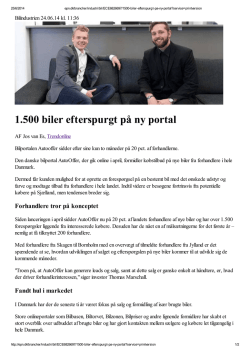 K&oslash;leopbygning - Koch Biler A/S