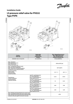 Technical data sheet Type 11BIS and 11BIS RC