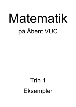 ukendte tal 5kl