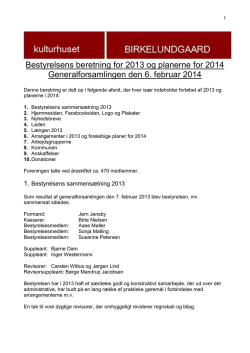 Referat af generalforsamling 2012