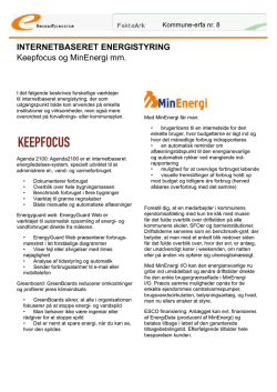 Energihandlingsplan 2013-2020 for de kommunale ejendomme