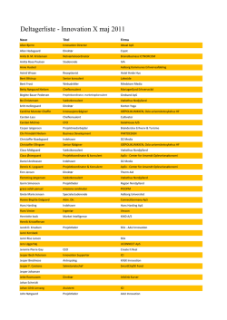 Ranglisten i ABR – 2013