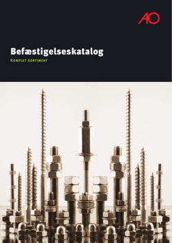 Projektering og anvendelse