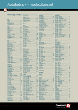 PRISLISTE 1 / 2014 Foder