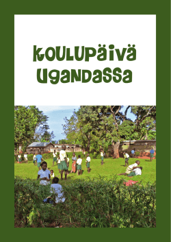 1. Koulupäivä Ugandassa, Oppilaan kirja
