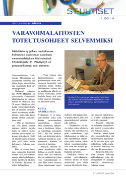 ST-uutiset 1/2014