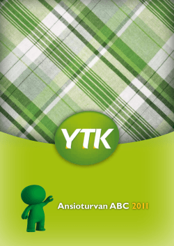 Ansioturvan ABC 2011