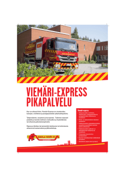 Viemäri-express: - Eerola Yhtiöt Oy