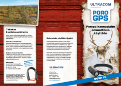 Poro- ja karja-GPS-tuotteet
