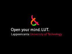 Kurssin aloitus - Lappeenrannan teknillinen yliopisto