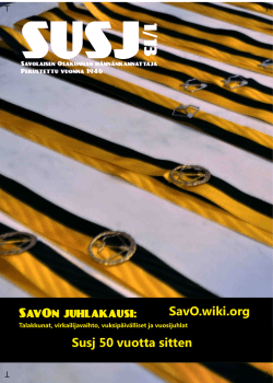 SavO.wiki.org Susj 50 vuotta sitten