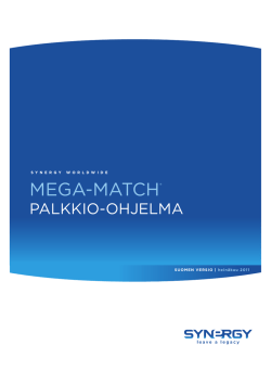 MEGA-MATCH® Palkkio-Ohjelma