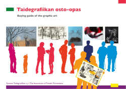 Taidegrafiikan osto-opas - Suomen Taidegraafikot ry