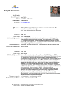 CV Juha Merta - InnoOmnia.fi