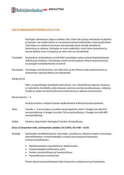Mediaesiintyminen 2015.pdf
