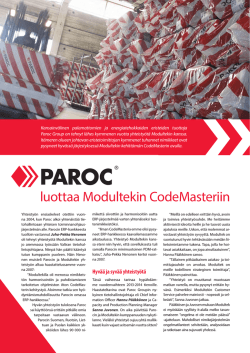 Lataa Paroc case-esittely (pdf)