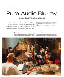 Pure Audio Blu-ray - TomFloor Production Oy