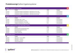 ACT / ProACT informationsblad