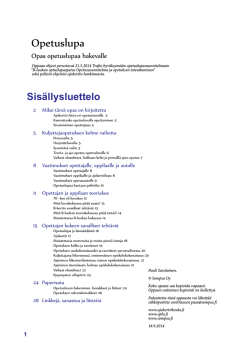 Opetuslupa 2014 -opas pdf tiedosto