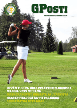 GPosti 2/2014 - Annilan Golfkeskus