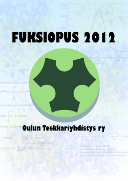 FUKSIOPUS 2012 - Oulun Teekkariyhdistys ry