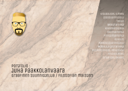 portfolio-pdf - Graafikko Juha Paakkolanvaara