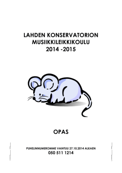 OPAS 2014-2015 2.pdf - Lahden konservatorio