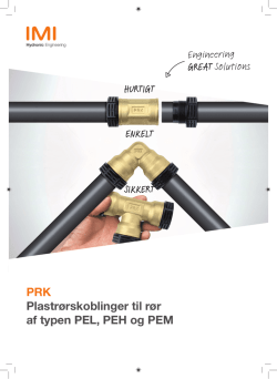 PRK brochure (pdf) - IMI Hydronic Engineering