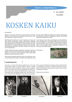 Kosken Kaiku 1 – 2015